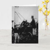 Carte Reproduction de Rocket de Stephenson, 1929 (Fleur jaune)