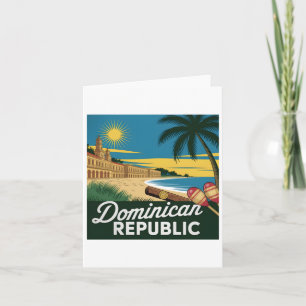 Carte République Dominicaine Architecture coloniale Vint