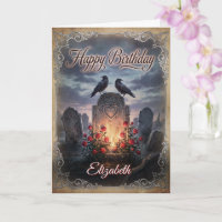 Requiem du corbeau gothique : Vœux d'anniversaire