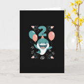 Carte Requin de deux ans (Fleur jaune)