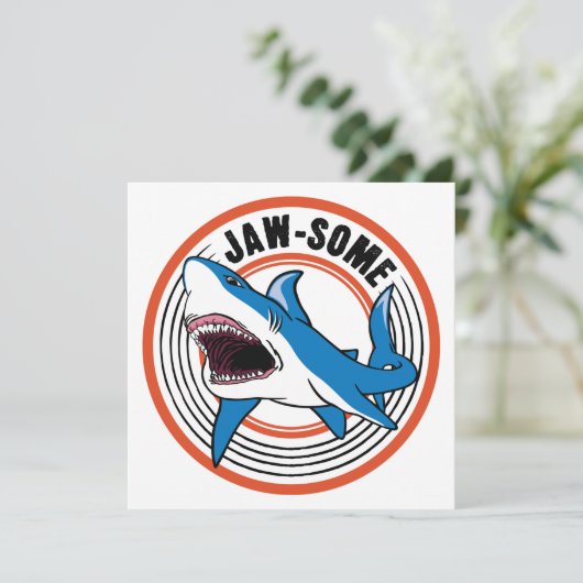 Carte Requin Jawsome (Debout devant)