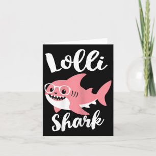 Carte Requin Lolli Fête des Mères Grand-mère Drôle