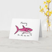 Carte Requin maman (Fleur jaune)