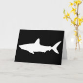 Carte Requin qui Nage (Fleur jaune)