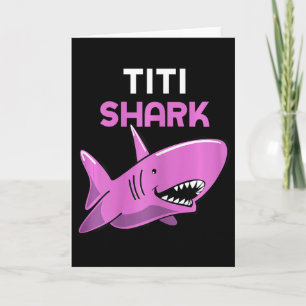 Carte Requin Titi Drôle Famille Cool 