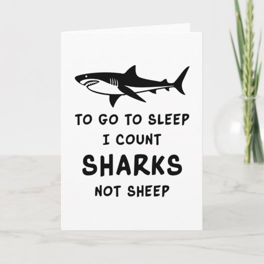 Carte Requins Aile de Requin Poisson Mer Océan Cool Cade (Devant)