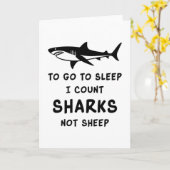 Carte Requins Aile de Requin Poisson Mer Océan Cool Cade (Fleur jaune)