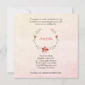 Carte Réseau Floral Design for à Spring Outdoor Event (Dos)