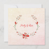 Carte Réseau Floral Design for à Spring Outdoor Event (Devant)