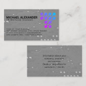 Carte réseau | Logo de la technologie moderne (Devant / Derrière)