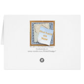 Carte réservée de signe d'allocation des places (Dos Horizontal)