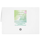 Carte réservée de signe d'allocation des places (Dos Horizontal)