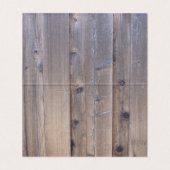 Carte réservée de Tableau - bois rustique (Intérieur déplié)