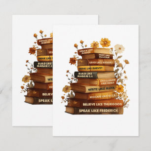 Carte Réserver le Mois de l'histoire des Noirs