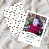 Carte Réserver Thème Feuilles d'automne Anniversaire Mer