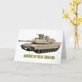 CARTE RÉSERVOIR AMÉRICAIN DE M1A1 ABRAMS (Fleur jaune)