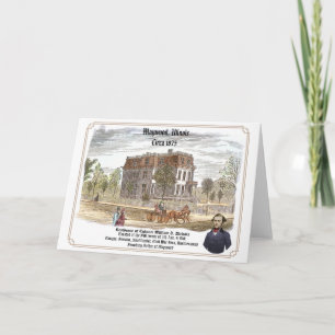 Carte Résidence du colonel W. T. Nichols