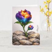 Carte Résilience (édition violette) (Fleur jaune)