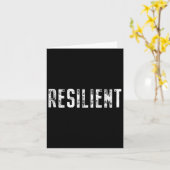 Carte Resilient Mental Strength Self-esteem Motivation R (Fleur jaune)