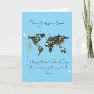 Carte Resilient Military Child Armed Forces Day