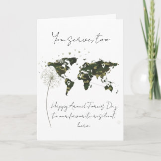 Carte Resilient Military Child Armed Forces Day