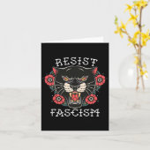 Carte Résister au fascisme 1 (Fleur jaune)