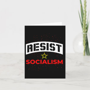 Carte Résister au socialisme Anti-socialisme 1