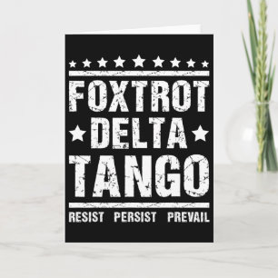 Carte Résister - Persister Mème Républicain Drôle de Fox