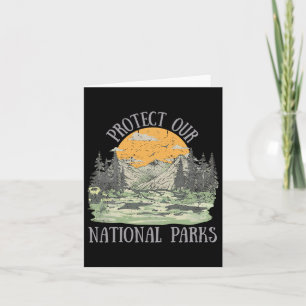 Carte Résister Protéger les parcs nationaux Graphic Anti