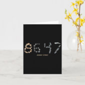 Carte Résister subtilement à Trump 8647 3 (Fleur jaune)