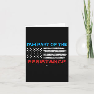 Carte Résistez À Ce Que Je Fasse Partie De La Résistance