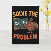 Carte Résoudre le problème 67 Mème Dinde Prof de maths q (Fleur jaune)