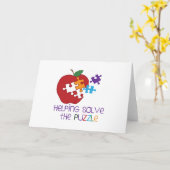 Carte Résoudre Le Puzzle (Fleur jaune)