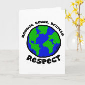 Carte Respect (Fleur jaune)