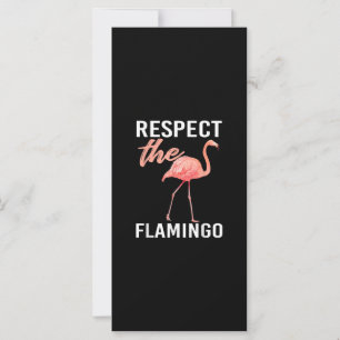 Carte Respect Du Flamant rose   Amoureux du Flamant rose