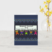 Carte Respect Yourself Greeting Card (Fleur jaune)
