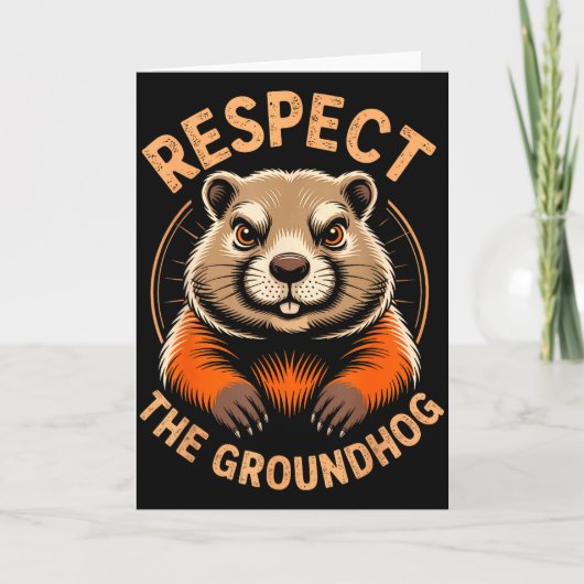 Carte Respecter la marmotte  (Devant)