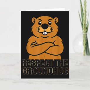 Carte Respecter la Marmotte Jour de la Marmotte Musclée