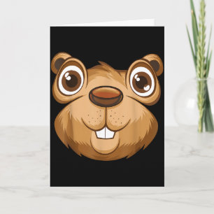 Carte Respectez la journée de la marmotte Costume d'anim