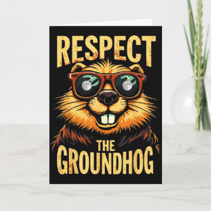 Carte Respectez le marmotte Joyeuse journée de la marmot