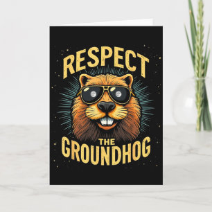 Carte Respectez le marmotte Joyeuse journée de la marmot