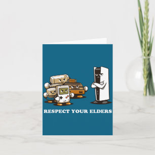Carte Respectez Vos Aînés T Rétro Jeux Vidéo 90