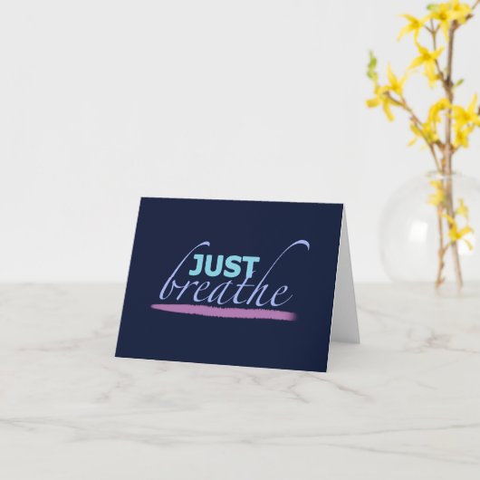 Carte Respire (Fleur jaune)