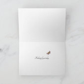 Carte Respire juste le texte avec papillon (Intérieur)