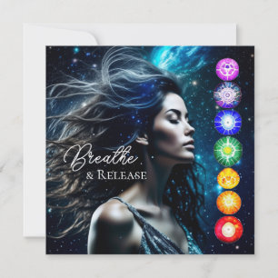 Carte Respirer et libérer   Belle Femme Ethérée