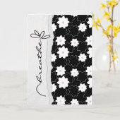 Carte respirer fleur d'amitié (Fleur jaune)