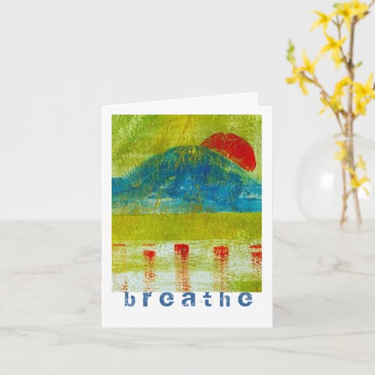 Carte Respirez (Fleur jaune)