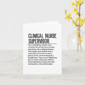 Carte Responsable de l'infirmière clinique (Fleur jaune)
