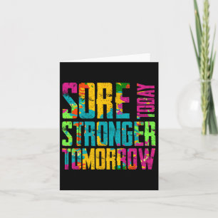 Carte Ressentir aujourd'hui plus fort demain entraînemen