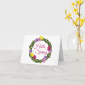 Carte Ressort (Fleur jaune)